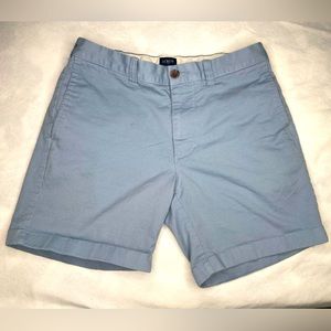 J. Crew Men’s 7” Flex Shorts - Baby Blue, Size 30